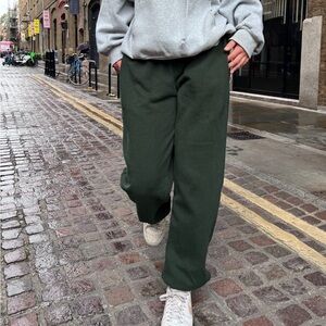 brandy melville john galt forest green dark green sweatpants